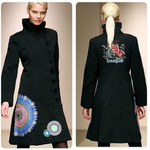 🆕 Desigual | NWOT black button up jacket sz 44